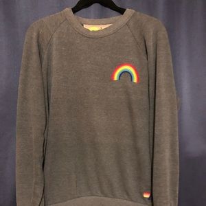 Aviator Nation pullover with rainbow